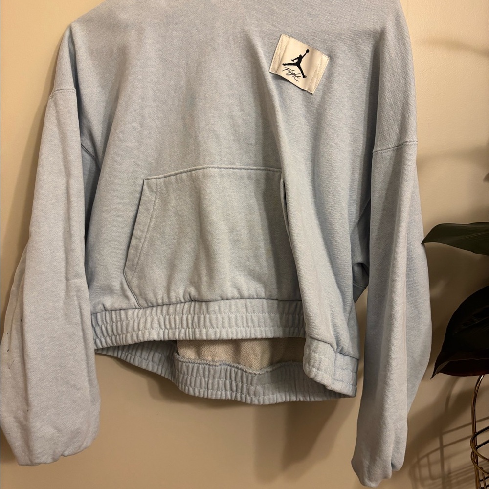 Jordan Sky Blue Pullover with Logo